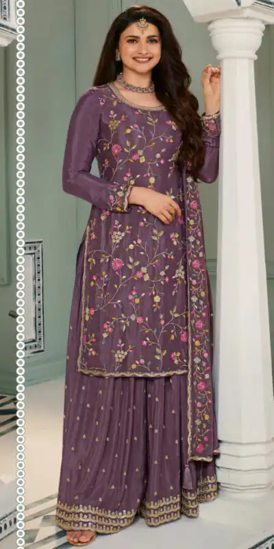 FC AVANTI Purple Color Chinon Embroidery Multi Work Salwar Suit Wedding, Party, Festive events, etc.  Expected Delivery  4-6 Working Days @2899/- | Jump Suits, Salwar suit, Designer Suits, Casual Suits, Creative suits, Palazzo Suits, Party Wear Suits, Patiala Suits, Straight Suits
