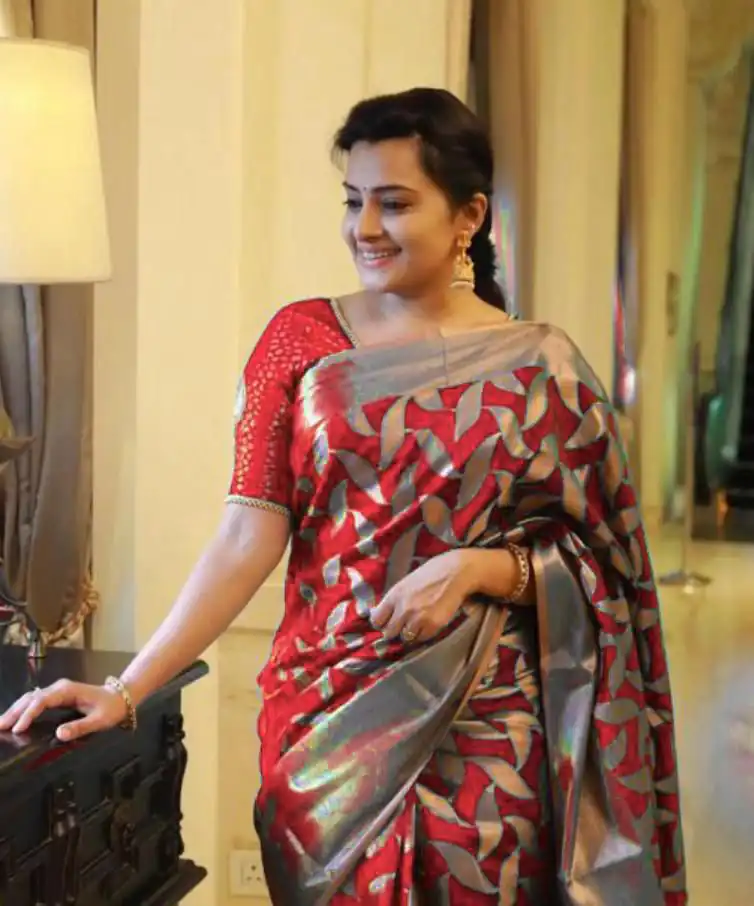 KP 4057 Red Color Soft Lichi Silk Jacquard On All Over Saree Casual, Party Wear, Wedding, Events Etc. Expected Delivery 4-6 Working Days @1349/- | Sarees, Bollywood Sarees, Creative Sarees, Designer Sarees, Embroidered Sarees, Ethnic Saree, Modern Digital sarees, Party Wear Sarees