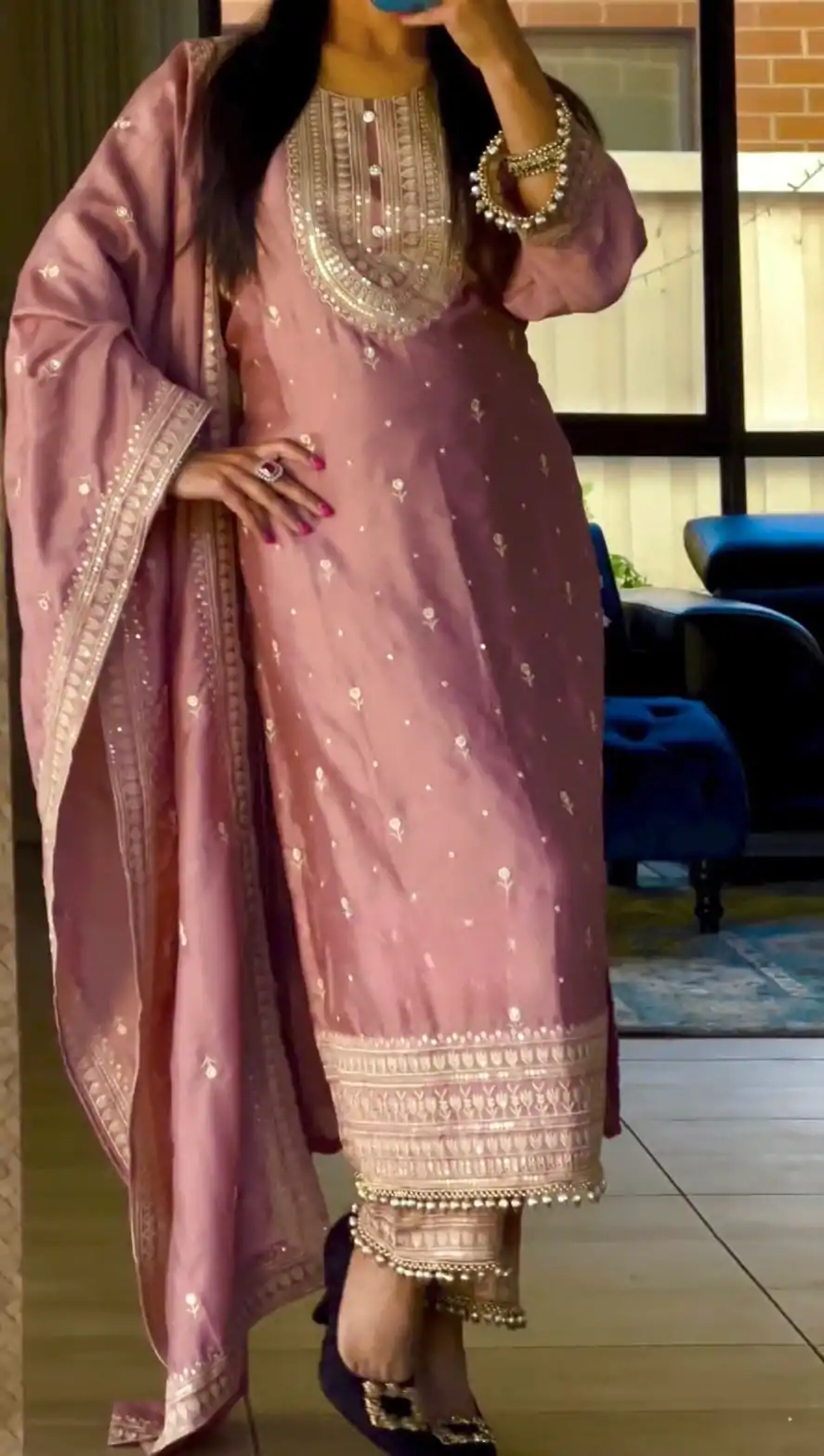 NF 1216 Peach Color Chinon Silk Embroidery Sequence Salwar Suit Casual, Wedding, Party, Festive, Events . Expected Delivery 4-6 Working Days @2149 | Salwar suit, Designer Suits, Casual Suits, Creative suits, Palazzo Suits, Party Wear Suits, Patiala Suits, Straight Suits