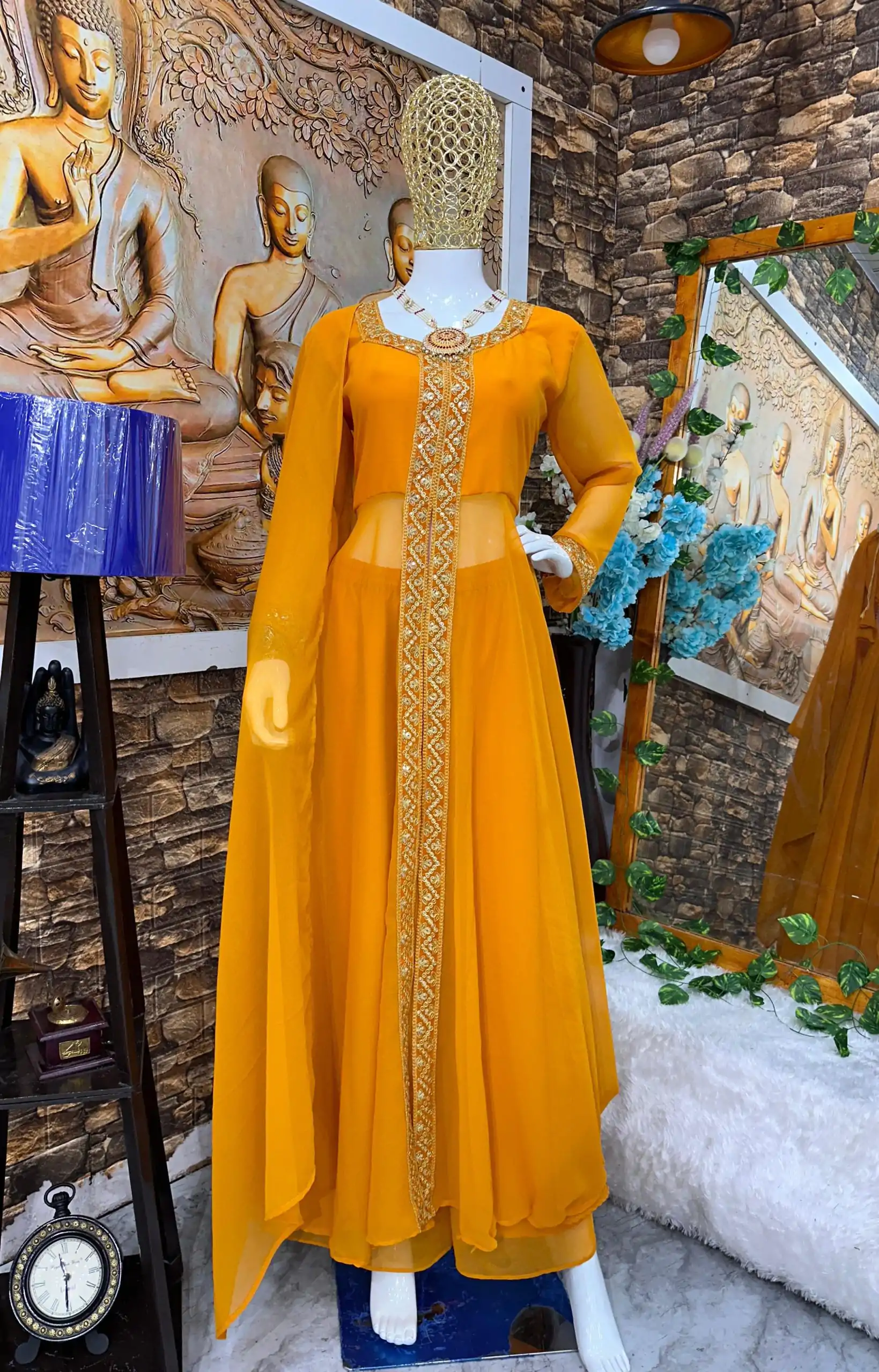 VLM 136 Yellow Color Georgette Embroidery Sequence Salwar Suit Wedding, Party, Festive, Events Expected Delivery 4-6 Working Days @ 1699/- Only | Salwar suit, Designer Suits, Casual Suits, Creative suits, Party Wear Suits, Straight Suits