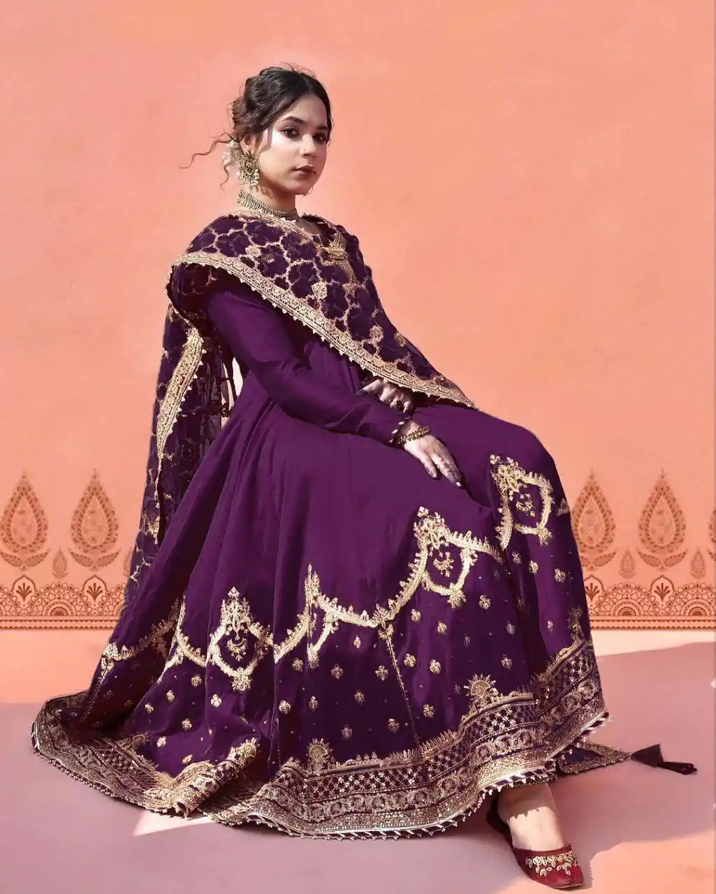  ZSR 3063 Purple Color Georgette Embroidery Sequence Salwar Suit Casual, Wedding, Festive, Events Expected Delivery 4-6 Working Days @2049/- | Jump Suits, Salwar suit, Designer Suits, Casual Suits, Creative suits, Palazzo Suits, Party Wear Suits, Patiala Suits, Straight Suits