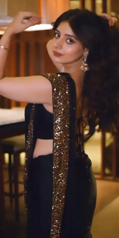 KD 477 Black Color Faux Georgette Thread Sequence Work Saree Casual, Party Wear, Wedding, Events Etc. Expected Delivery 4-6 Working Days @1799/- | Sarees, Bollywood Sarees, Creative Sarees, Designer Sarees, Embroidered Sarees, Ethnic Saree, Modern Digital sarees, Party Wear Sarees