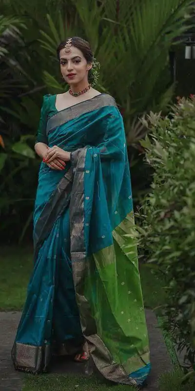 KP 5058 Blue Color Soft Lilan Slab Weaving Work Saree Casual, Party Wear, Wedding, Events Etc. Expected Delivery 4-6 Working Days @1499/- | Sarees, Bollywood Sarees, Creative Sarees, Designer Sarees, Embroidered Sarees, Ethnic Saree, Modern Digital sarees, Party Wear Sarees