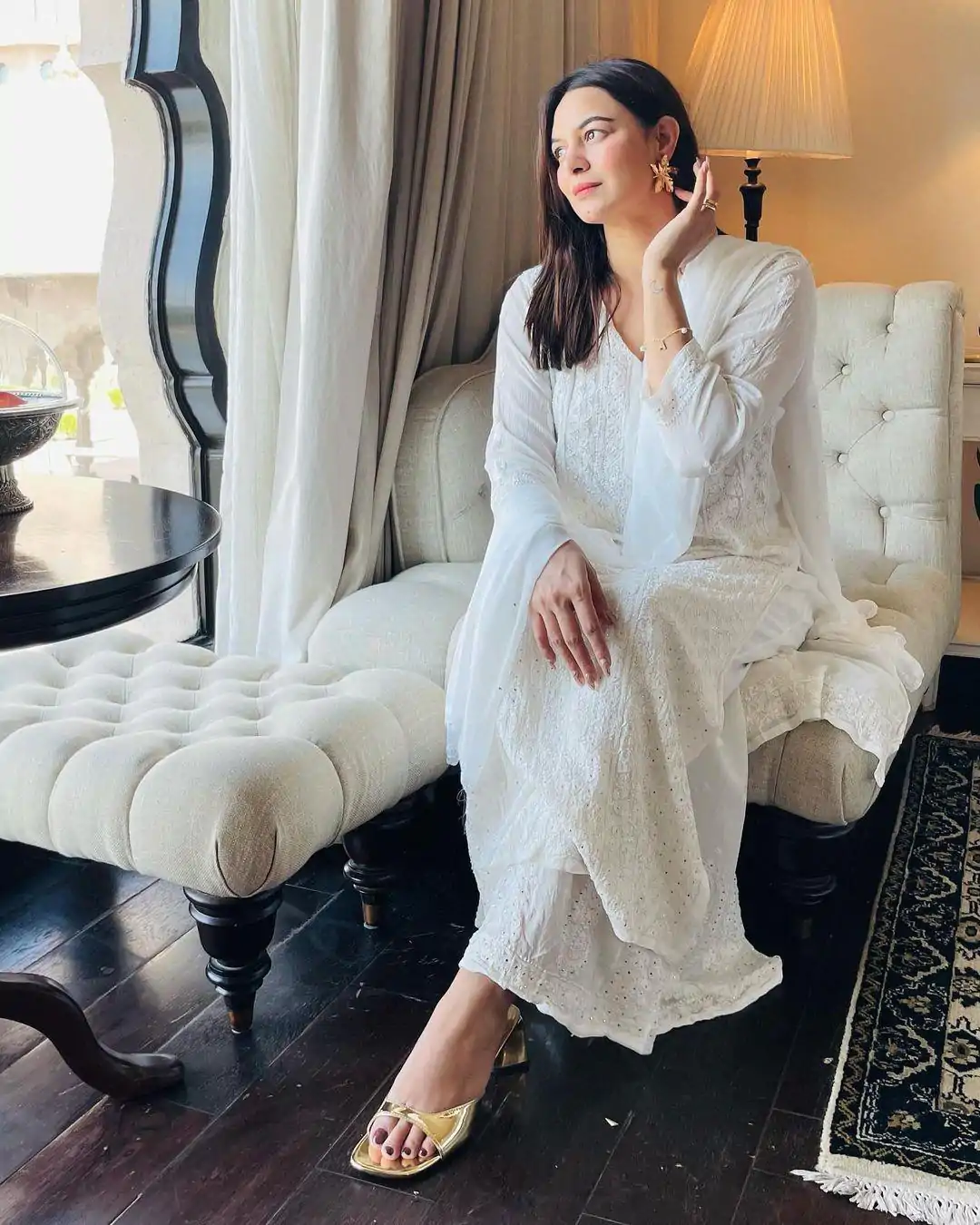 BE 246 White Color Delta Cotton Thread Embroidery Salwar Suit Wedding, Party, Festive events, etc. Expected Delivery 4-6 Working Days @1999/- | Salwar suit, Designer Suits, Casual Suits, Creative suits, Palazzo Suits, Party Wear Suits, Patiala Suits, Straight Suits