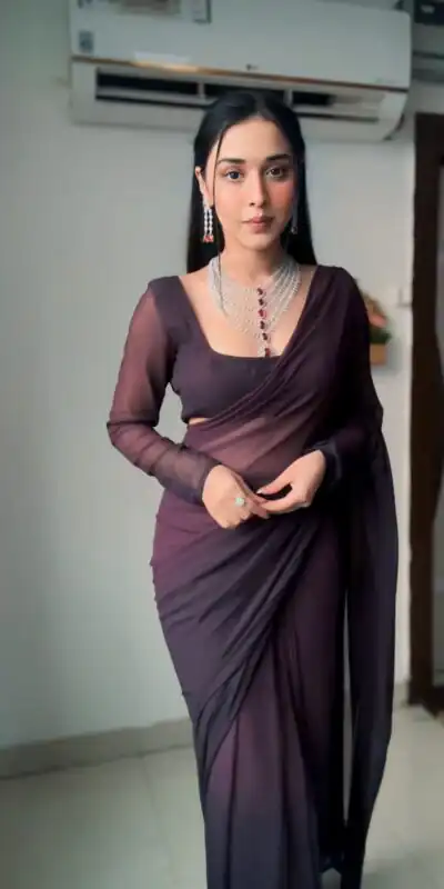 SC 281 Coffee Color Pure Soft Georgette Silk Design All Over Saree , Party Wear, Events, Festivals Expected Delivery 4-6 Working Days 1599/- | Sarees, Bollywood Sarees, Creative Sarees, Designer Sarees, Embroidered Sarees, Ethnic Saree, Modern Digital sarees, Party Wear Sarees