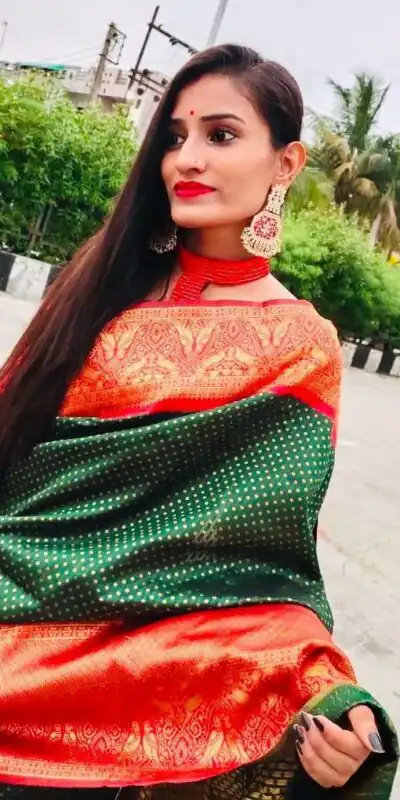 KP 1022 Green Color Soft Lichi Silk Jacquard On All Over Saree Casual, Party Wear, Wedding, Events Etc. Expected Delivery 4-6 Working Days @1449/- | Sarees, Bollywood Sarees, Creative Sarees, Designer Sarees, Embroidered Sarees, Ethnic Saree, Modern Digital sarees, Party Wear Sarees