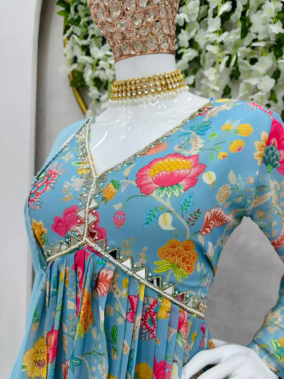 KD 1296 Blue  Color Georgette Digital Printed Work Salwar Suit Casual, Party, Festive, Events Wedding Etc.  Expected Delivery 4-6 Working Days @2049/- | Salwar suit, Designer Suits, Casual Suits, Creative suits, Palazzo Suits, Party Wear Suits, Straight Suits