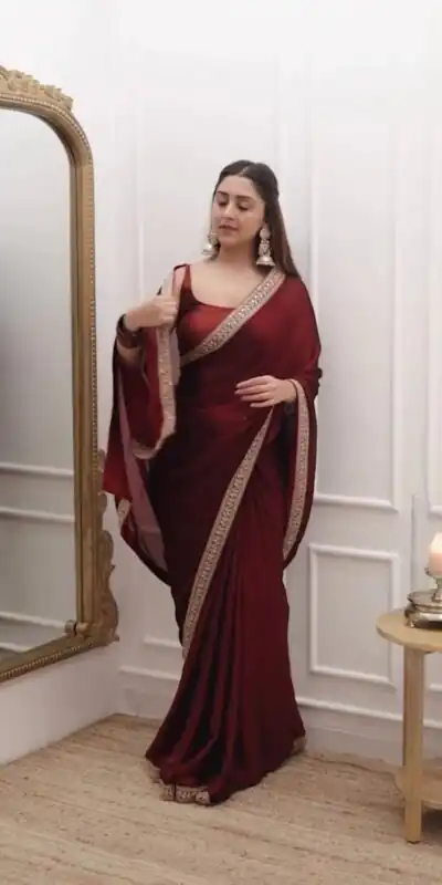 KD 480 Maroon Color Tabby Silk Thread Sequence Work Saree Casual, Party Wear, Wedding, Events Etc. Expected Delivery 4-6 Working Days @1799/- | Sarees, Bollywood Sarees, Creative Sarees, Designer Sarees, Embroidered Sarees, Ethnic Saree, Modern Digital sarees, Party Wear Sarees
