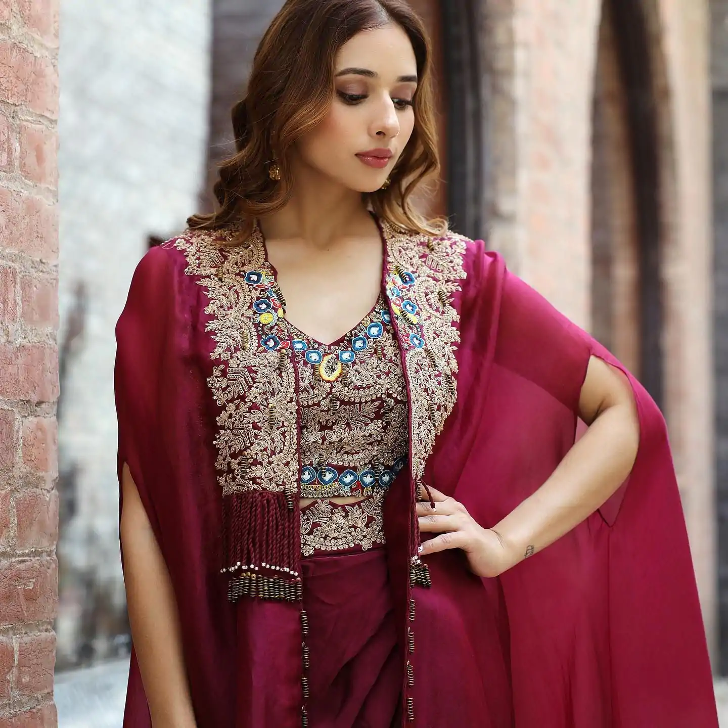 KD 1358 Wine Color Organza silk Thread Sequence Dhoti Salwar Casual, Party Wear, Wedding, Events Etc. Expected Delivery 4-6 Working Days @1849/- | Jump Suits, Salwar suit, Designer Suits, Casual Suits, Creative suits, Palazzo Suits, Party Wear Suits, Patiala Suits, Straight Suits