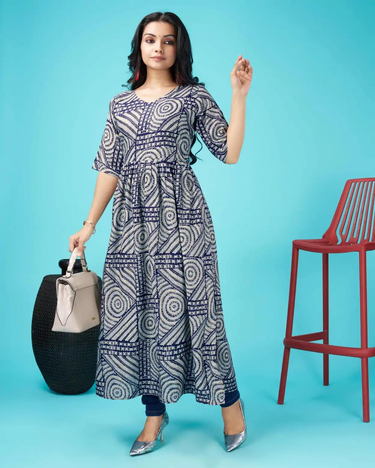 MC 1020 Blue Color Rayon Foil Print With Dori Pattern Gown Casual, Party Wear, Wedding, Events, Festivals Wear Expected Delivery 4-6 Working Days @1369/- | Gowns, Bollywood Gowns, Creative Gowns, Designer Gowns, Embroidered Gowns, Party Wear Gowns