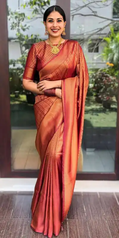 KP 4009 Maroon Color Soft Lichi Silk Jacquard On All Over Saree Casual, Party Wear, Wedding, Events Etc. Expected Delivery 4-6 Working Days @1299/- | Sarees, Bollywood Sarees, Creative Sarees, Designer Sarees, Embroidered Sarees, Ethnic Saree, Modern Digital sarees, Party Wear Sarees