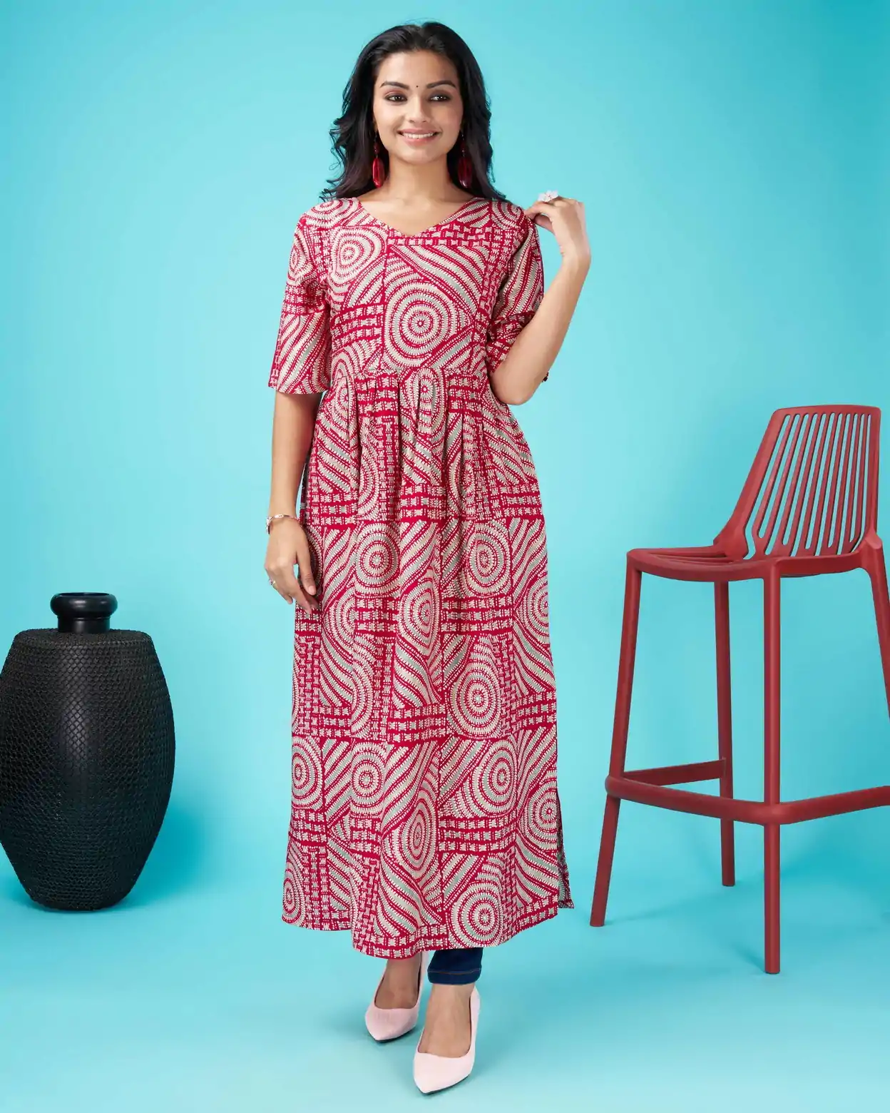 MC 1020 Pink Color Rayon Foil Print With Dori Pattern Gown Casual, Party Wear, Wedding, Events, Festivals Wear Expected Delivery 4-6 Working Days @1369/- | Gowns, Bollywood Gowns, Creative Gowns, Designer Gowns, Embroidered Gowns, Party Wear Gowns