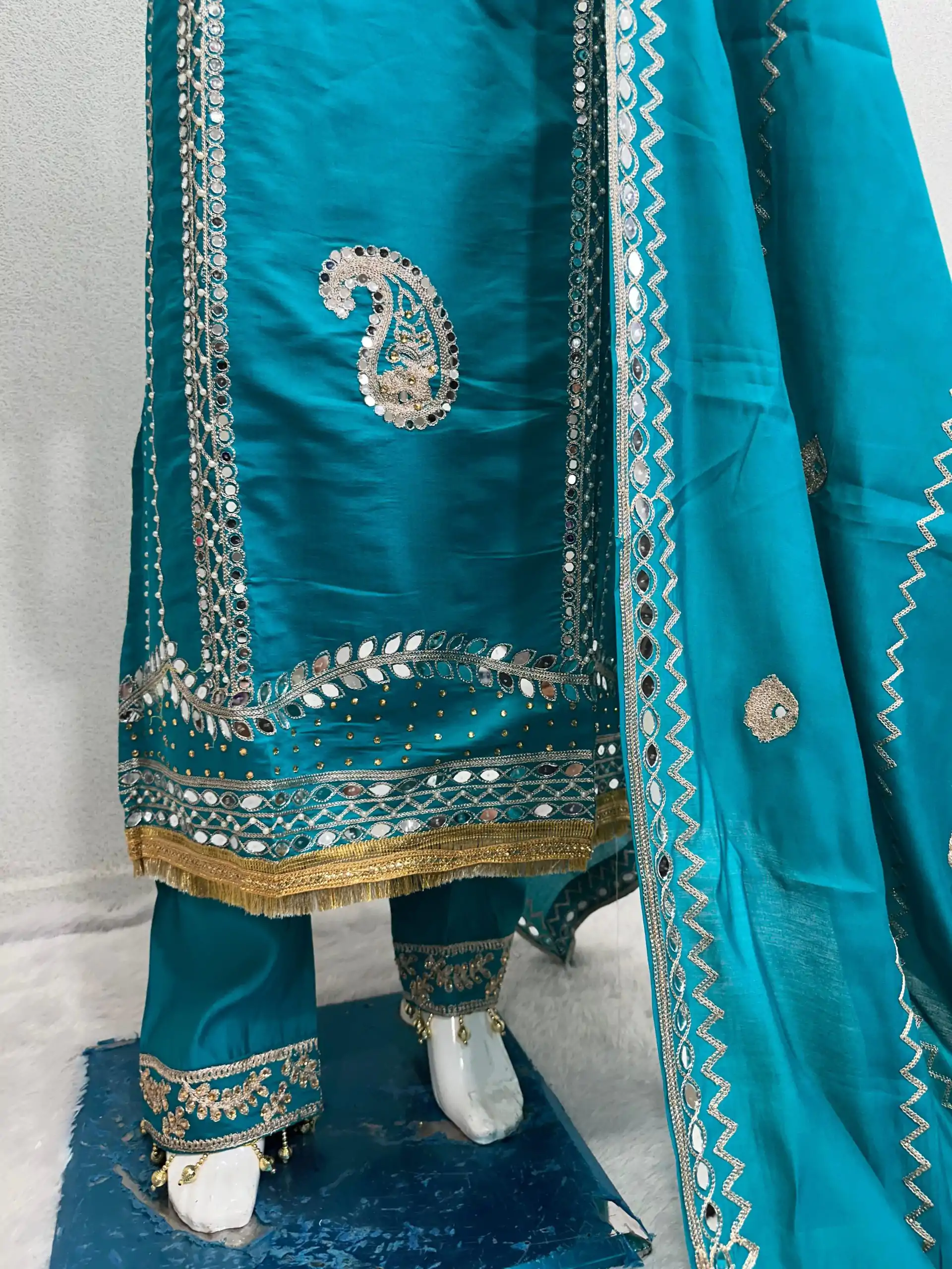 KF 1641 Blue Color Roman Silk Embroidered Salwar Suit Wedding, Party, Festive, Events Etc.  Expected Delivery 4-6 Working Days @1999/-Only | Salwar suit, Designer Suits, Casual Suits, Creative suits, Palazzo Suits, Party Wear Suits, Straight Suits
