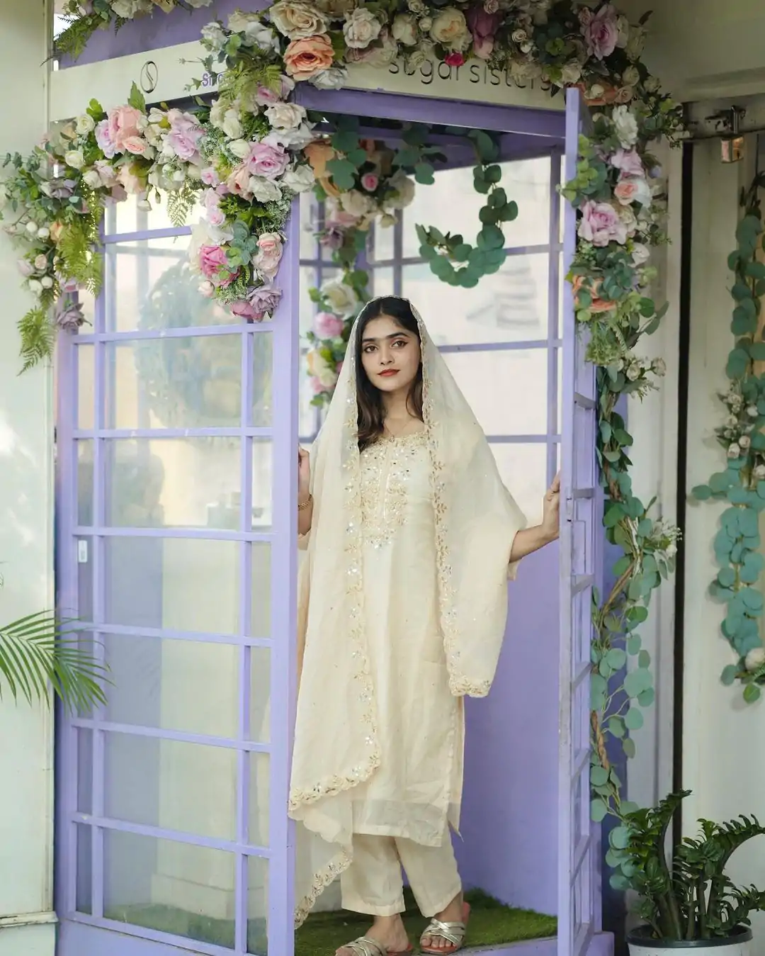 BE 244 Cream Color Organza Cording Embroidery Salwar Suit Wedding, Party, Festive events, etc. Expected Delivery 4-6 Working Days @1999/- | Salwar suit, Designer Suits, Casual Suits, Creative suits, Palazzo Suits, Party Wear Suits, Patiala Suits, Straight Suits