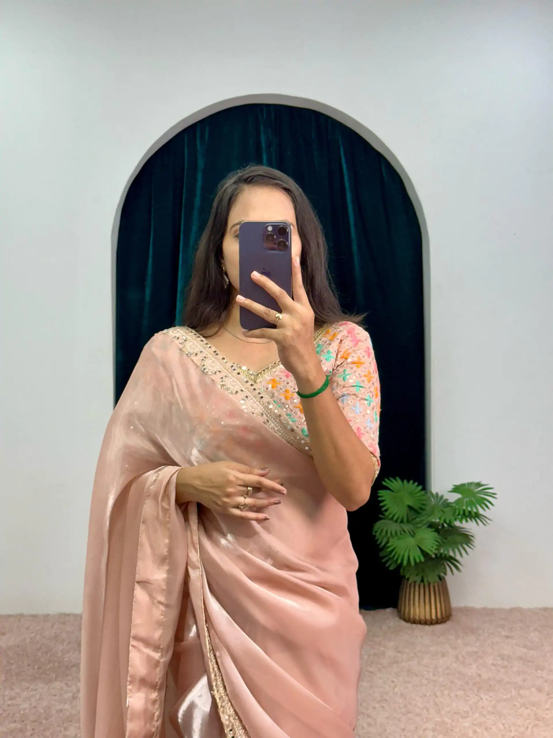 ST 473 Dusty Color Jimmy Choo Embroidery Sequins Saree Casual, Wedding, Party, Festive, Events Etc. Expected Delivery 4-6 Working Days @2449/- | Sarees, Bollywood Sarees, Creative Sarees, Designer Sarees, Embroidered Sarees, Ethnic Saree, Modern Digital sarees, Party Wear Sarees