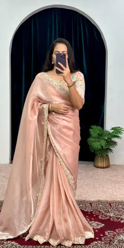 ST 473 Dusty Color Jimmy Choo Embroidery Sequins Saree Casual, Wedding, Party, Festive, Events Etc. Expected Delivery 4-6 Working Days @2449/- | Sarees, Bollywood Sarees, Creative Sarees, Designer Sarees, Embroidered Sarees, Ethnic Saree, Modern Digital sarees, Party Wear Sarees