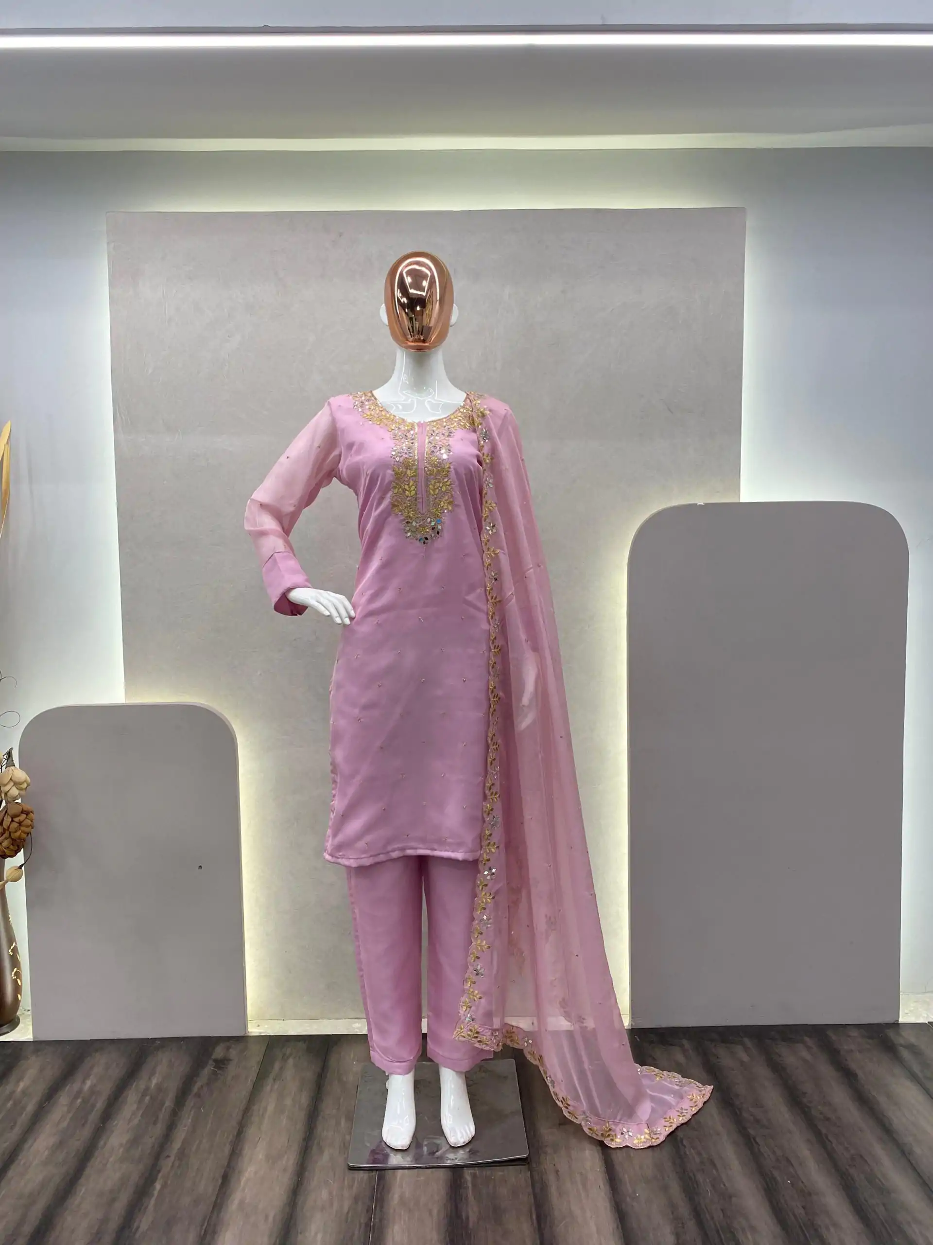 BE 244 Pink Color Organza Cording Embroidery Salwar Suit Wedding, Party, Festive events, etc.  Expected Delivery  4-6 Working Days @1999/- | Salwar suit, Designer Suits, Casual Suits, Creative suits, Palazzo Suits, Party Wear Suits, Patiala Suits, Straight Suits
