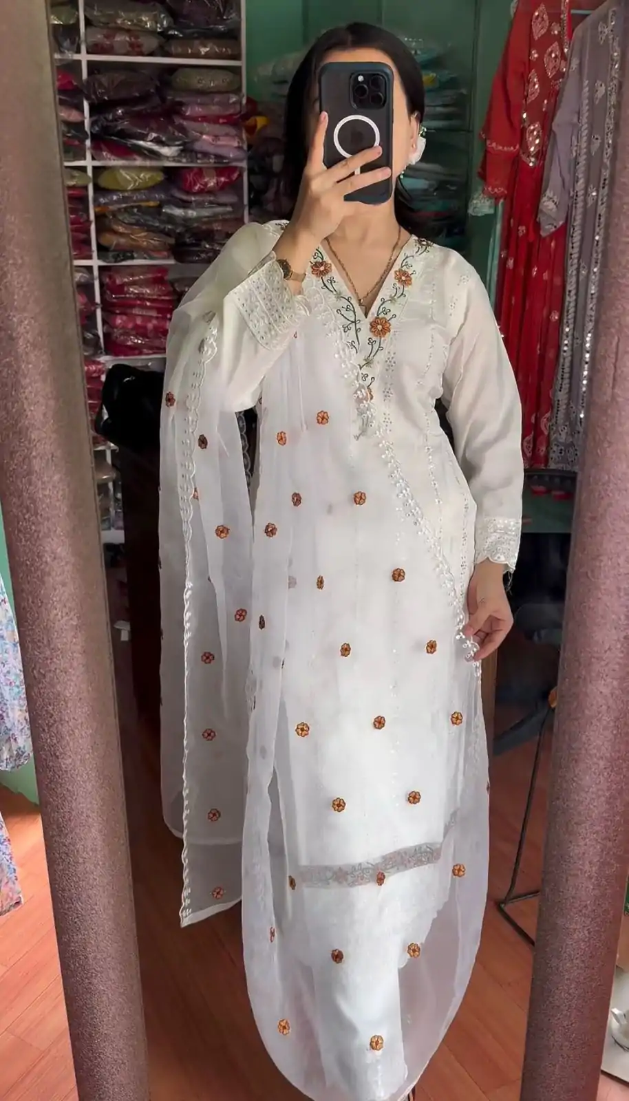 NF 1190 White color Georgette Embroidery Sequence Salwar Suit Casual, Wedding, Party, Festive, Events . Expected Delivery  4-6 Working Days @1999 | Salwar suit, Designer Suits, Casual Suits, Creative suits, Palazzo Suits, Party Wear Suits, Patiala Suits, Straight Suits