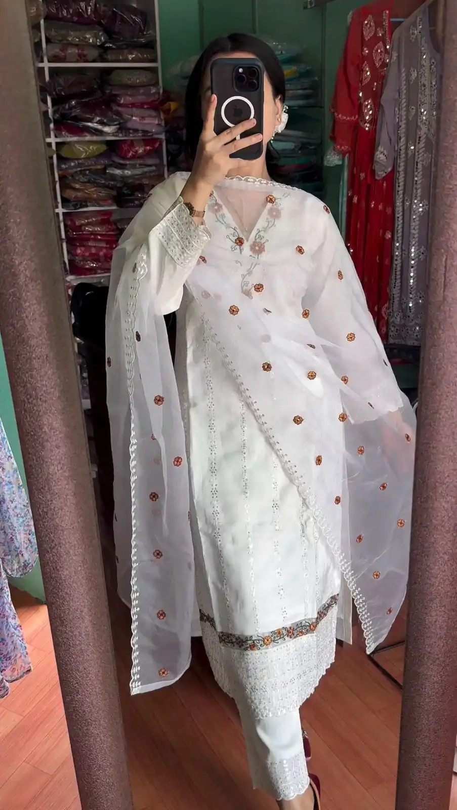 NF 1190 White color Georgette Embroidery Sequence Salwar Suit Casual, Wedding, Party, Festive, Events . Expected Delivery  4-6 Working Days @1999 | Salwar suit, Designer Suits, Casual Suits, Creative suits, Palazzo Suits, Party Wear Suits, Patiala Suits, Straight Suits