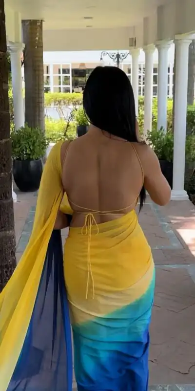 SC 277 Yellow Color Pure Soft Georgette Silk Design All Over Saree , Party Wear, Events, Festivals Expected Delivery 4-6 Working Days 1599/- | Sarees, Bollywood Sarees, Creative Sarees, Designer Sarees, Embroidered Sarees, Ethnic Saree, Modern Digital sarees, Party Wear Sarees