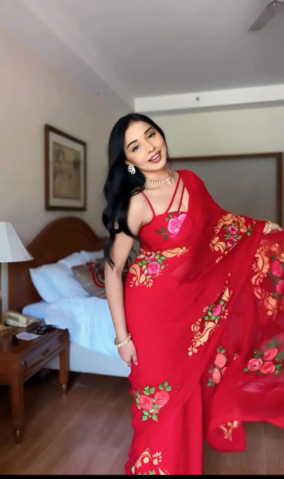 SC 278 Red Color Pure Soft Georgette Silk Design All Over Saree , Party Wear, Events, Festivals Expected Delivery 4-6 Working Days 1599/- | Sarees, Bollywood Sarees, Creative Sarees, Designer Sarees, Embroidered Sarees, Ethnic Saree, Modern Digital sarees, Party Wear Sarees