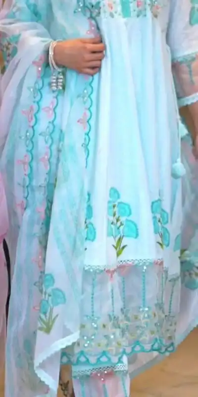 NSR 813 Blue Color Georgette Embroidery Sequence Gown Casual, Wedding, Festive Party Wear, Events   Expected Delivery  4-6 Working Days @2149/- | Gowns, Bollywood Gowns, Creative Gowns, Designer Gowns, Embroidered Gowns, Party Wear Gowns