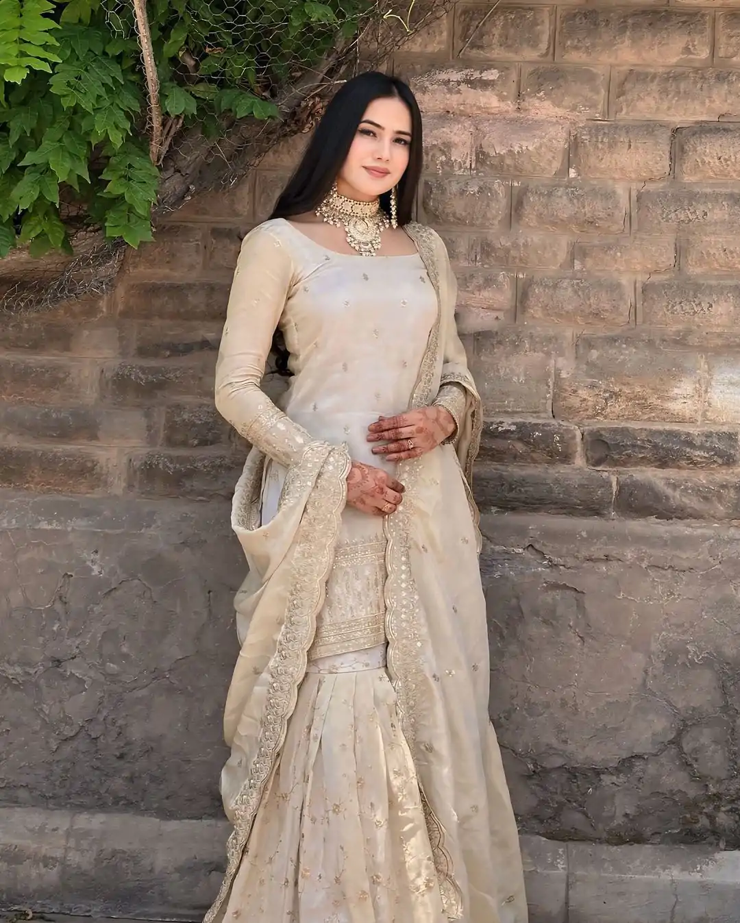 NF 1217 Cream Color Chinon Silk Embroidery Sequence Salwar Suit Casual, Wedding, Party, Festive, Events . Expected Delivery  4-6 Working Days @2049 | Salwar suit, Designer Suits, Casual Suits, Creative suits, Palazzo Suits, Party Wear Suits, Patiala Suits, Straight Suits
