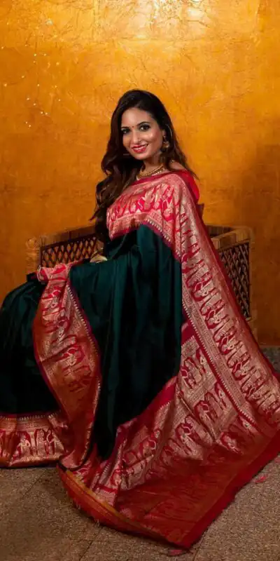 KP 2031 Green Color Soft Lichi Silk Jacquard On All Over Saree Casual, Party Wear, Wedding, Events Etc. Expected Delivery 4-6 Working Days @1449/- | Sarees, Bollywood Sarees, Creative Sarees, Designer Sarees, Embroidered Sarees, Ethnic Saree, Modern Digital sarees, Party Wear Sarees