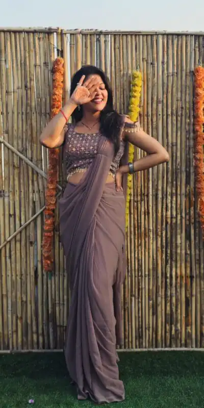 RANGILA Grey Color Faux Georgette Sequence Embroidery Saree Casual, Party Wear, Wedding, Events, Etc. Expected Delivery 4-6 Working Days 1899/- | Sarees, Bollywood Sarees, Creative Sarees, Designer Sarees, Embroidered Sarees, Ethnic Saree, Modern Digital sarees, Party Wear Sarees