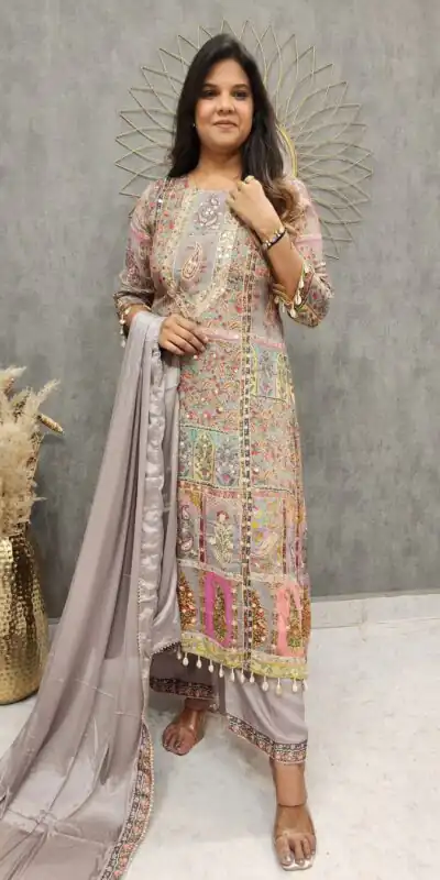 LG 1856 Grey color Maslin Printed And Coin Work Salwar Suit Casual, Wedding, Party, Festive, Events . Expected Delivery 4-6 Working Days @1899/- | Salwar suit, Designer Suits, Casual Suits, Creative suits, Palazzo Suits, Party Wear Suits, Patiala Suits, Straight Suits