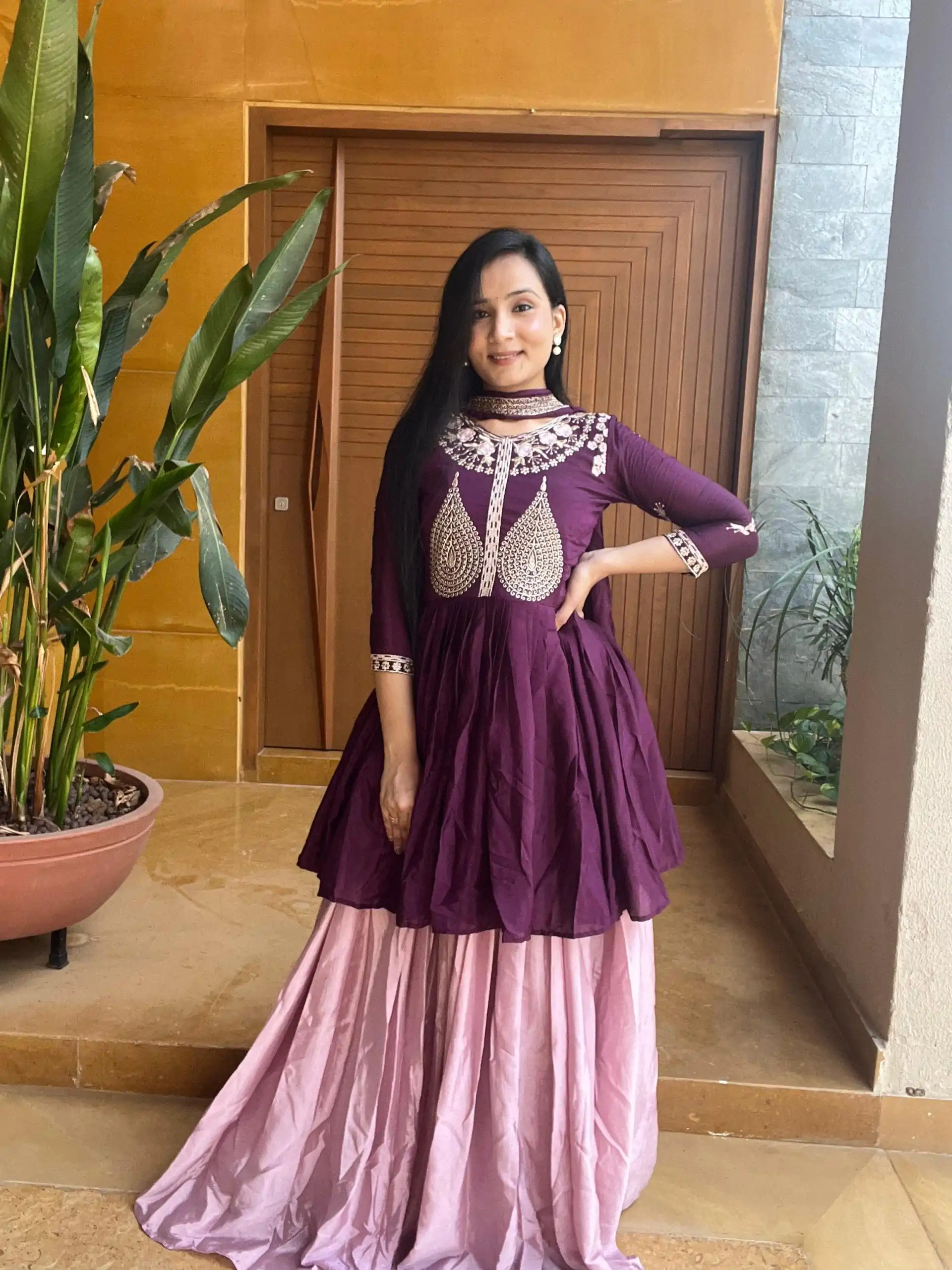 Ram 010 Purple Color Chinon Heavy Embroidery Work Lehenga Choli Casual, Wedding, Festive, Events Expected Delivery 4-6 Working Days @2049/- | Lehenga, Bollywood Lehenga, Creative Lehenga, Designer Lehenga, Embroidered Lehenga, Party Wear Lehenga