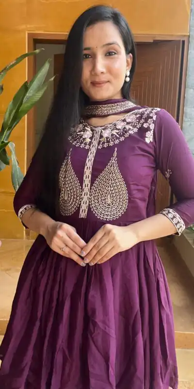 Ram 010 Purple Color Chinon Heavy Embroidery Work Lehenga Choli Casual, Wedding, Festive, Events Expected Delivery 4-6 Working Days @2049/- | Lehenga, Bollywood Lehenga, Creative Lehenga, Designer Lehenga, Embroidered Lehenga, Party Wear Lehenga