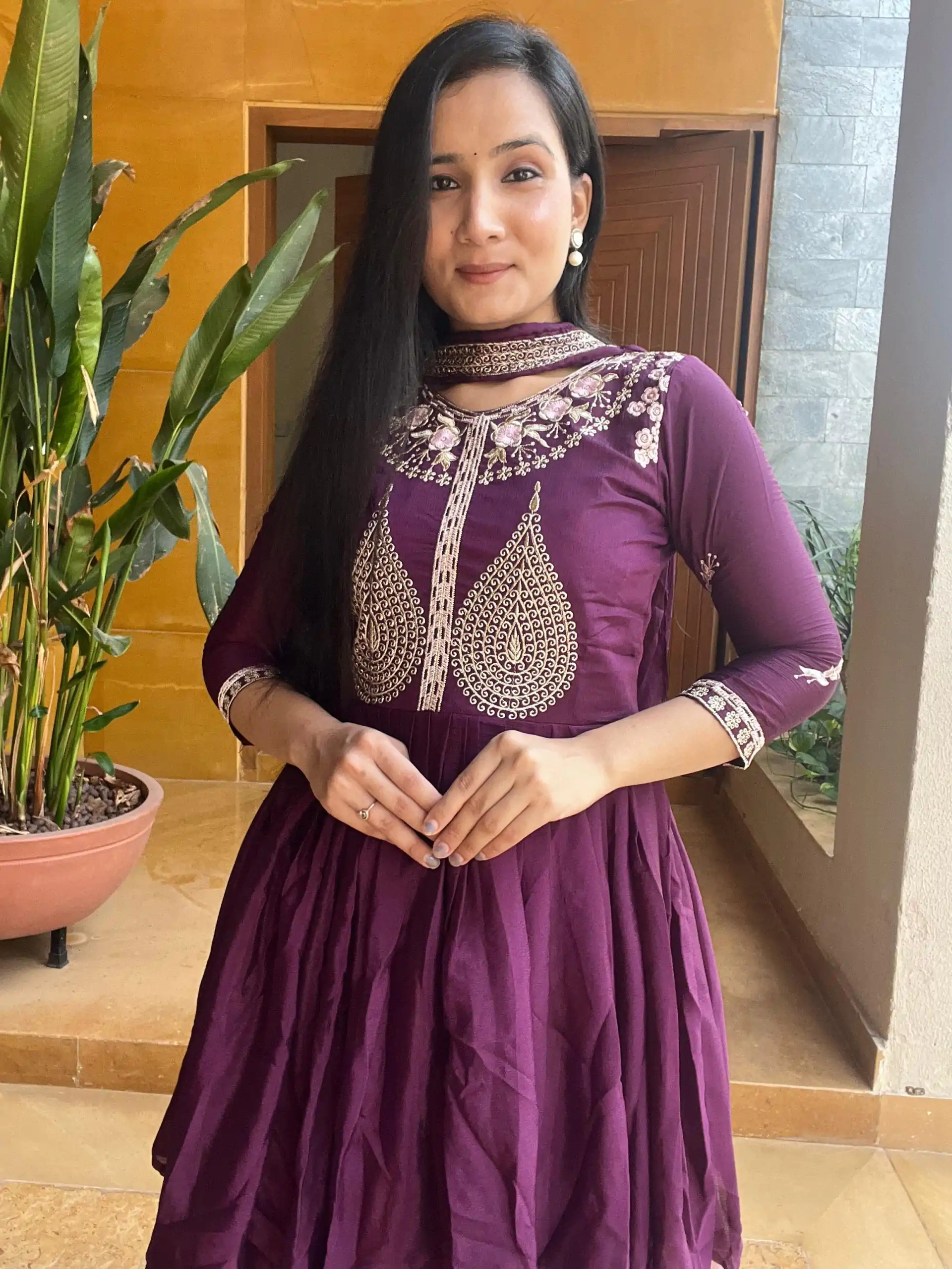 Ram 010 Purple Color Chinon Heavy Embroidery Work Lehenga Choli Casual, Wedding, Festive, Events Expected Delivery 4-6 Working Days @2049/- | Lehenga, Bollywood Lehenga, Creative Lehenga, Designer Lehenga, Embroidered Lehenga, Party Wear Lehenga
