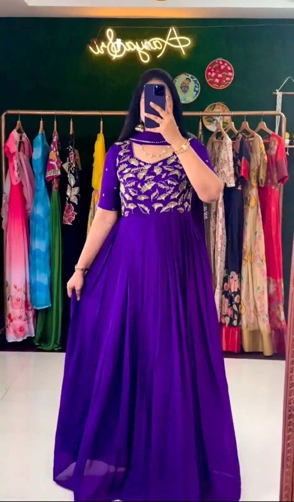 PC 348 Violet color Georgette Embroidered Anarkali Suit Casual, Wedding, Party, Festive, Events . Expected Delivery  4-6 Working Days @1949 | Anarkali Suits, Bollywood Anarkali, Creative-Anarkali, Designer Anarkali, Embroidered Anarkali, Party Wear Anarkali