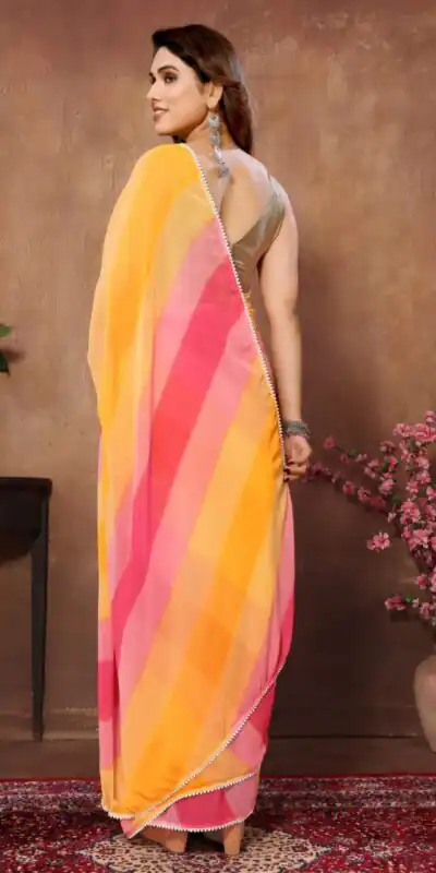 SC 273 Pink Color Pure Soft Georgette Silk Design All Over Saree , Party Wear, Events, Festivals Expected Delivery 4-6 Working Days 1599/- | Sarees, Bollywood Sarees, Creative Sarees, Designer Sarees, Embroidered Sarees, Ethnic Saree, Modern Digital sarees, Party Wear Sarees