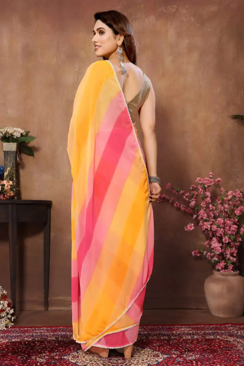   SC 273 Pink Color Pure Soft Georgette Silk Design All Over Saree , Party Wear, Events, Festivals Expected Delivery 4-6 Working Days 1599/- | Sarees, Bollywood Sarees, Creative Sarees, Designer Sarees, Embroidered Sarees, Ethnic Saree, Modern Digital sarees, Party Wear Sarees