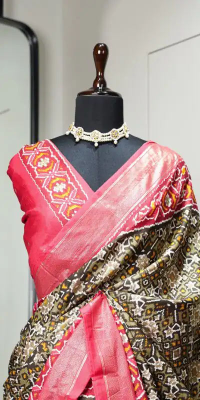 YNF 7205 Mehndi Color Dola Silk Patola Print Foil Work Patta Saree Casual Party Wear, Wedding, Events Etc. Expected Delivery 4-6 Working Days @1649 | Sarees, Bollywood Sarees, Creative Sarees, Designer Sarees, Embroidered Sarees, Ethnic Saree, Modern Digital sarees, Party Wear Sarees