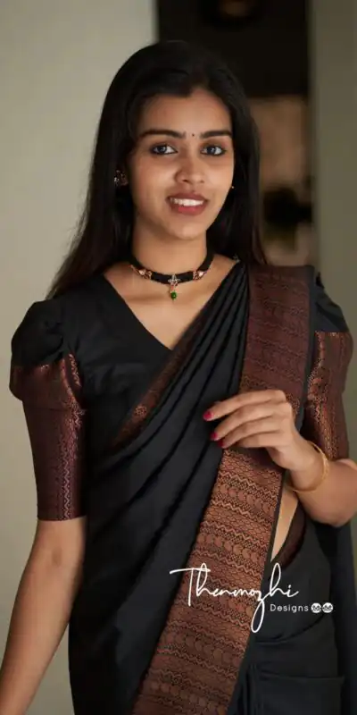 KP 3092 Black Color Soft Lichi Silk Jacquard On All Over Saree Casual, Party Wear, Wedding, Events Etc. Expected Delivery 4-6 Working Days @1399/- | Sarees, Bollywood Sarees, Creative Sarees, Designer Sarees, Embroidered Sarees, Ethnic Saree, Modern Digital sarees, Party Wear Sarees