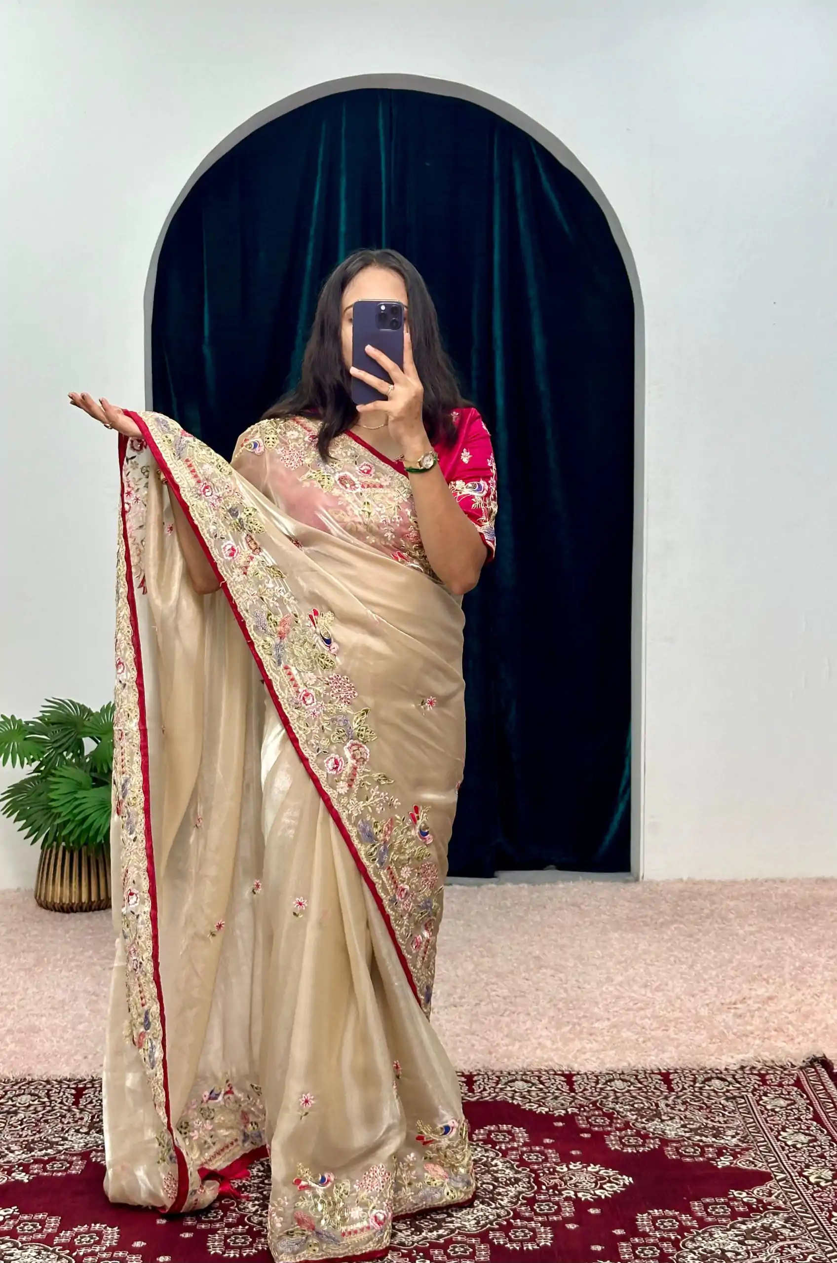 ST 474 Golden Color Jimmy Choo Embroidery Sequins Saree Casual, Wedding, Party, Festive, Events Etc. Expected Delivery 4-6 Working Days @2449/- | Sarees, Bollywood Sarees, Creative Sarees, Designer Sarees, Embroidered Sarees, Ethnic Saree, Modern Digital sarees, Party Wear Sarees