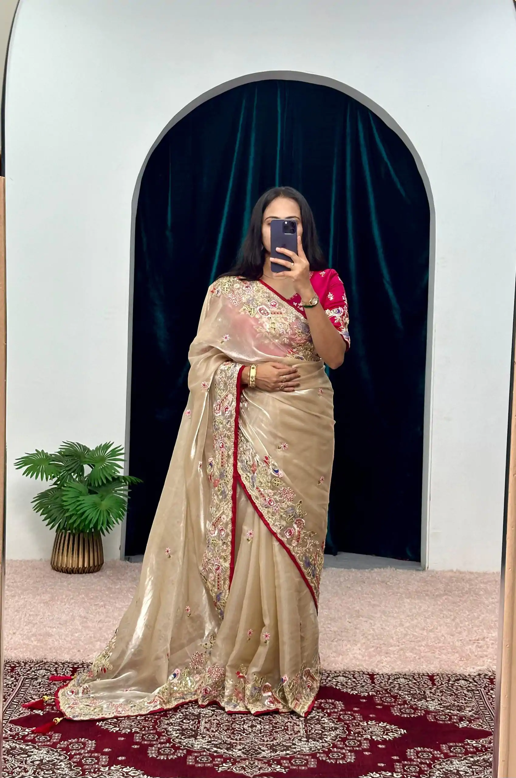 ST 474 Golden Color Jimmy Choo Embroidery Sequins Saree Casual, Wedding, Party, Festive, Events Etc. Expected Delivery 4-6 Working Days @2449/- | Sarees, Bollywood Sarees, Creative Sarees, Designer Sarees, Embroidered Sarees, Ethnic Saree, Modern Digital sarees, Party Wear Sarees