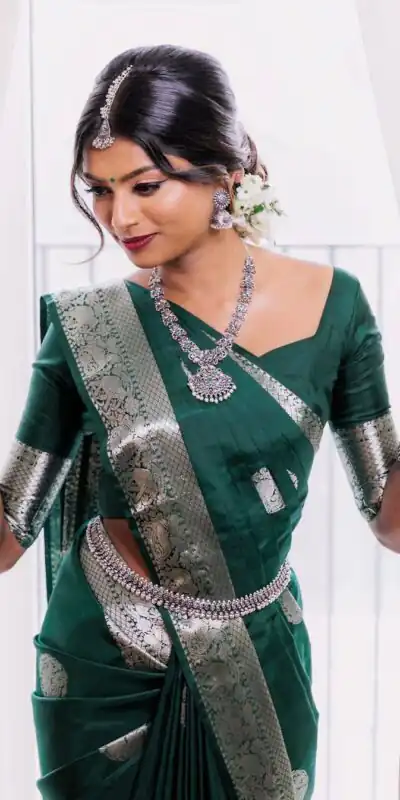 KP 4003 Silver Green Color Soft Lichi Silk Jacquard On All Over Saree Casual, Party Wear, Wedding, Events Etc. Expected Delivery 4-6 Working Days @1349/- | Sarees, Bollywood Sarees, Creative Sarees, Designer Sarees, Embroidered Sarees, Ethnic Saree, Modern Digital sarees, Party Wear Sarees