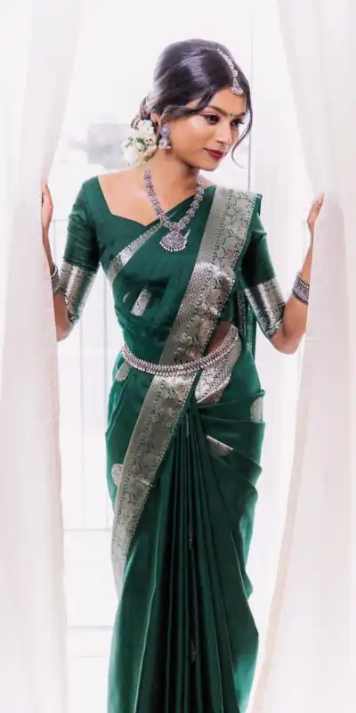 KP 4003 Silver Green Color Soft Lichi Silk Jacquard On All Over Saree Casual, Party Wear, Wedding, Events Etc. Expected Delivery 4-6 Working Days @1349/- | Sarees, Bollywood Sarees, Creative Sarees, Designer Sarees, Embroidered Sarees, Ethnic Saree, Modern Digital sarees, Party Wear Sarees