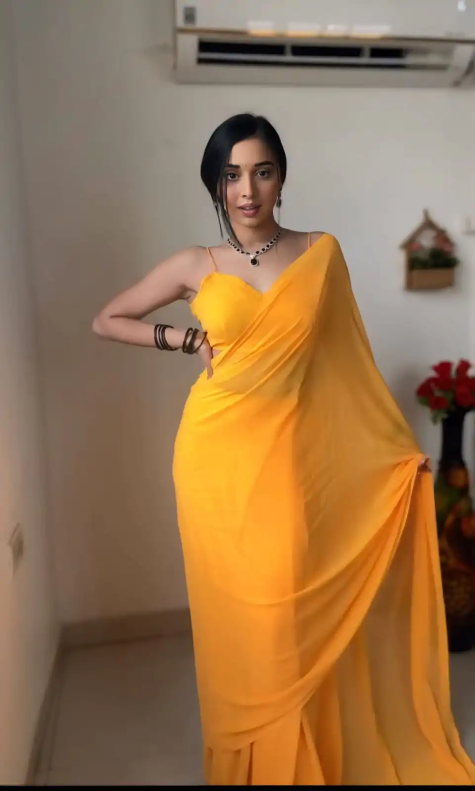   SC 192 Yellow Color Pure Soft Georgette Silk Design All Over Saree , Party Wear, Events, Festivals Expected Delivery 4-6 Working Days 1499/- | Sarees, Bollywood Sarees, Creative Sarees, Designer Sarees, Embroidered Sarees, Ethnic Saree, Modern Digital sarees, Party Wear Sarees