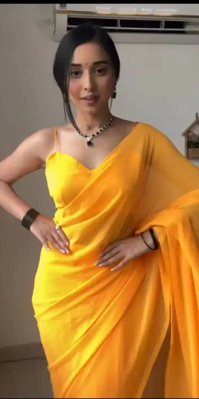SC 192 Yellow Color Pure Soft Georgette Silk Design All Over Saree , Party Wear, Events, Festivals Expected Delivery 4-6 Working Days 1499/- | Sarees, Bollywood Sarees, Creative Sarees, Designer Sarees, Embroidered Sarees, Ethnic Saree, Modern Digital sarees, Party Wear Sarees