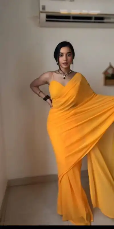   SC 192 Yellow Color Pure Soft Georgette Silk Design All Over Saree , Party Wear, Events, Festivals Expected Delivery 4-6 Working Days 1499/- | Sarees, Bollywood Sarees, Creative Sarees, Designer Sarees, Embroidered Sarees, Ethnic Saree, Modern Digital sarees, Party Wear Sarees