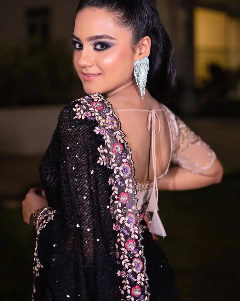 ST 439 Black Color Georgette Cotton Thread Embroidery Saree Casual, Wedding, Party, Festive, Events Etc. Expected Delivery 4-6 Working Days @1949/- | Sarees, Bollywood Sarees, Creative Sarees, Designer Sarees, Embroidered Sarees, Ethnic Saree, Modern Digital sarees, Party Wear Sarees