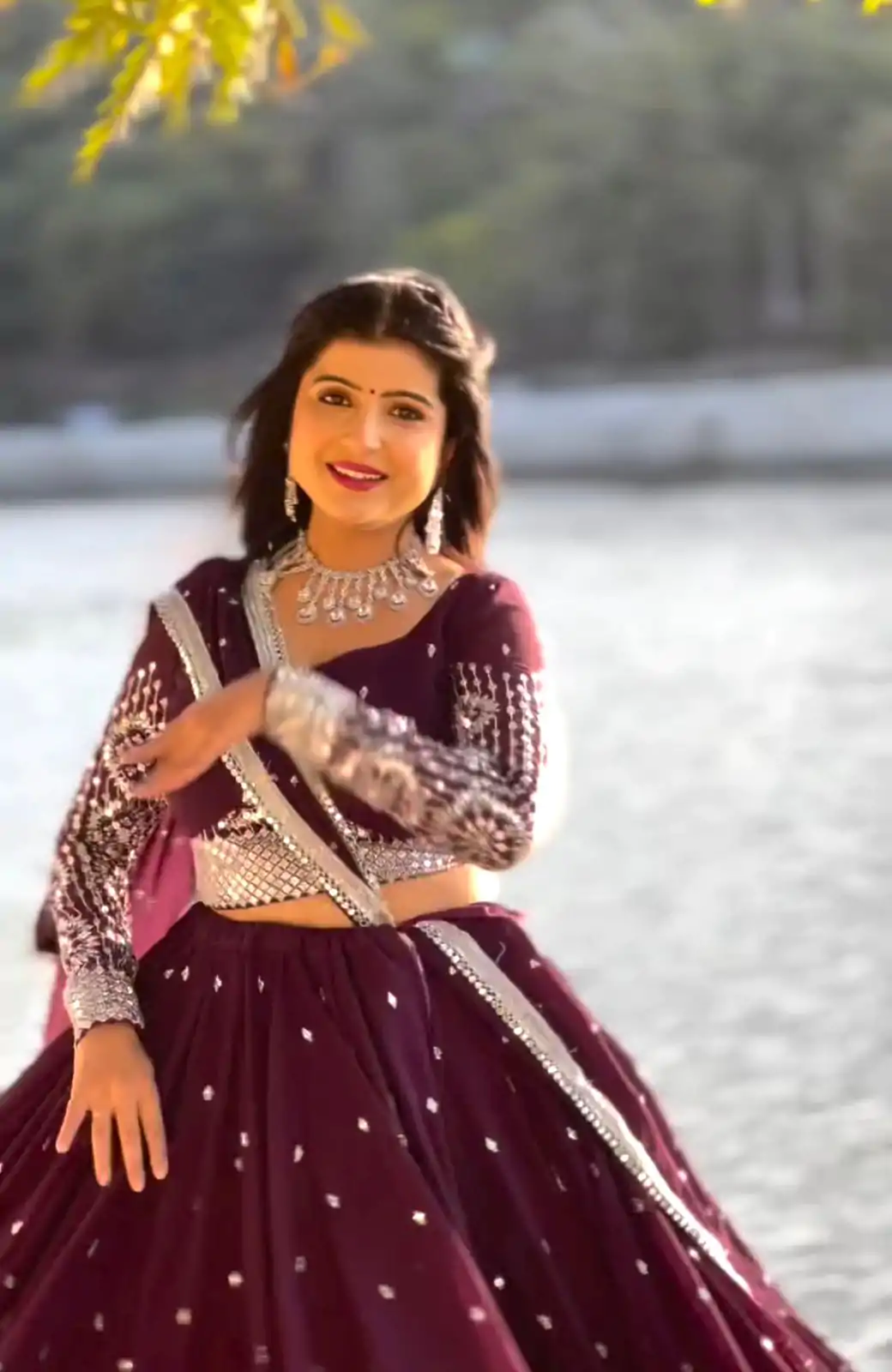 Ram 012 Maroon Color Georgette Sequence Thread Lehenga Choli Casual, Wedding, Festive, Events Expected Delivery 4-6 Working Days @2649/- | Lehenga, Bollywood Lehenga, Creative Lehenga, Designer Lehenga, Embroidered Lehenga, Party Wear Lehenga