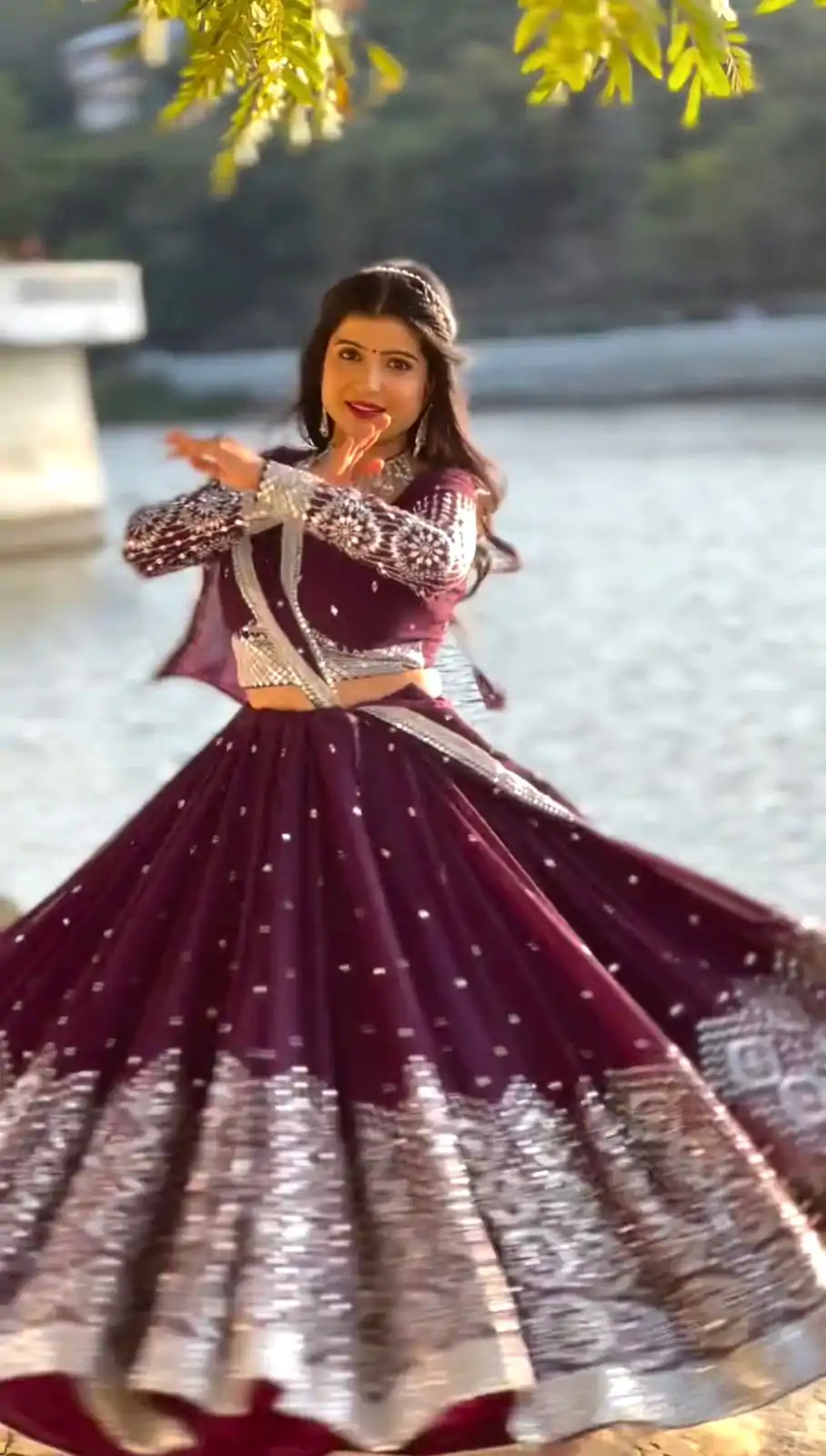 Ram 012 Maroon Color Georgette Sequence Thread Lehenga Choli Casual, Wedding, Festive, Events Expected Delivery 4-6 Working Days @2649/- | Lehenga, Bollywood Lehenga, Creative Lehenga, Designer Lehenga, Embroidered Lehenga, Party Wear Lehenga