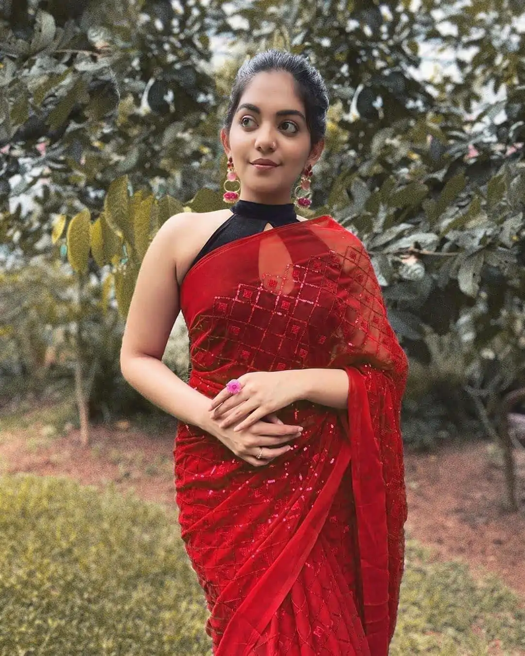 KT 201 Red Color Georgette Fancy Sequence Work Saree Casual, Party Wear, Wedding   Expected Delivery 4-6 Working Days@1649/- | Sarees, Bollywood Sarees, Creative Sarees, Designer Sarees, Embroidered Sarees, Party Wear Sarees