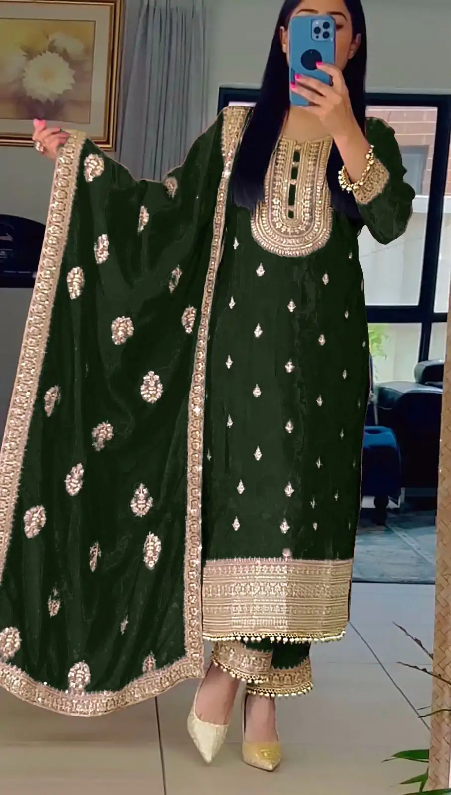 SRK 5162 Green Color Faux Georgette Embroidery Salwar Suit Wedding, Party, Festive, Events Expected Delivery 4-6 Working Days @ 1999/- | Salwar suit, Designer Suits, Casual Suits, Creative suits, Palazzo Suits, Party Wear Suits, Patiala Suits, Straight Suits